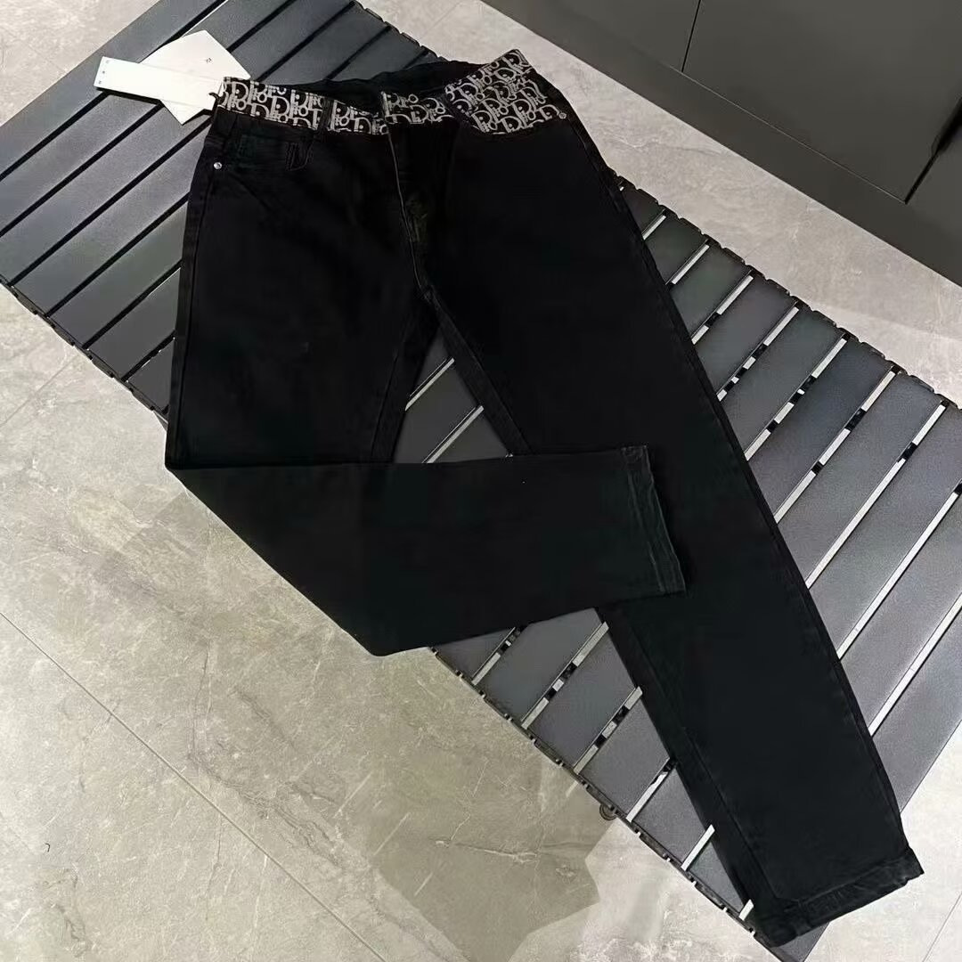 Free Shipping Designer 2025 American Street Style Washed Retro Jeans, Suitable For Men, With Letters, Niche Loose Fit, High Street Atmosphere Style Pa