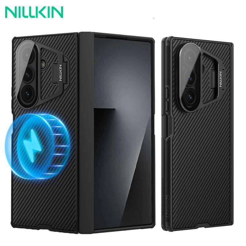 Galaxy 5G MagSafe Case NILLKIN CamShield Prop With Phone Holder Magnetic Back Cover For Samsung Z Fold 7