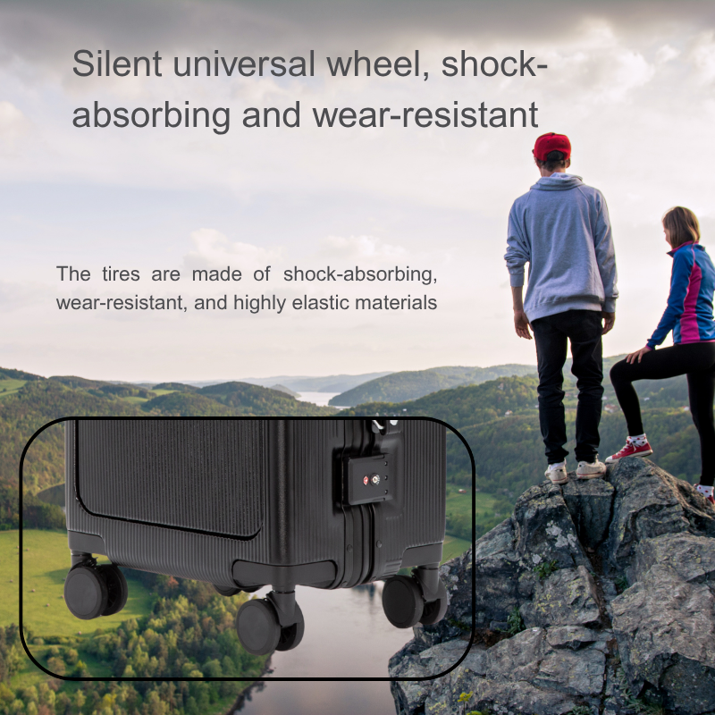 Large Capacity Cross Border Travel Suitcase - Durable Luggage With Universal Wheels & Pull Rod