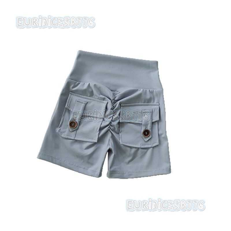 Peach Hip Sports Pants with Pockets Womens Hip Lifting Tight Yoga Shorts Breathable Fast Dry Running Fitness Hot Pants H250819