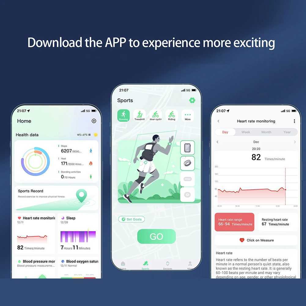 12 Smart Ring with Display Screen Touch Health Manager Wireless Charging Fitness Sleep Monitor 5 ATM Waterproof for Men Women W250819