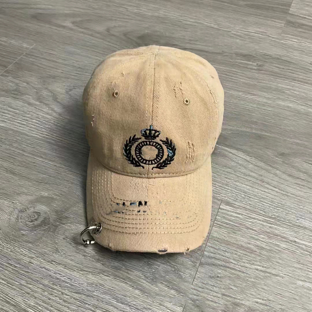 Designer Luxury Baseball Cap Retro Letter Hat Designer Hanging Circle Letter Baseball Hats Casual Fashion Trendy and Fashionable Street Hats
