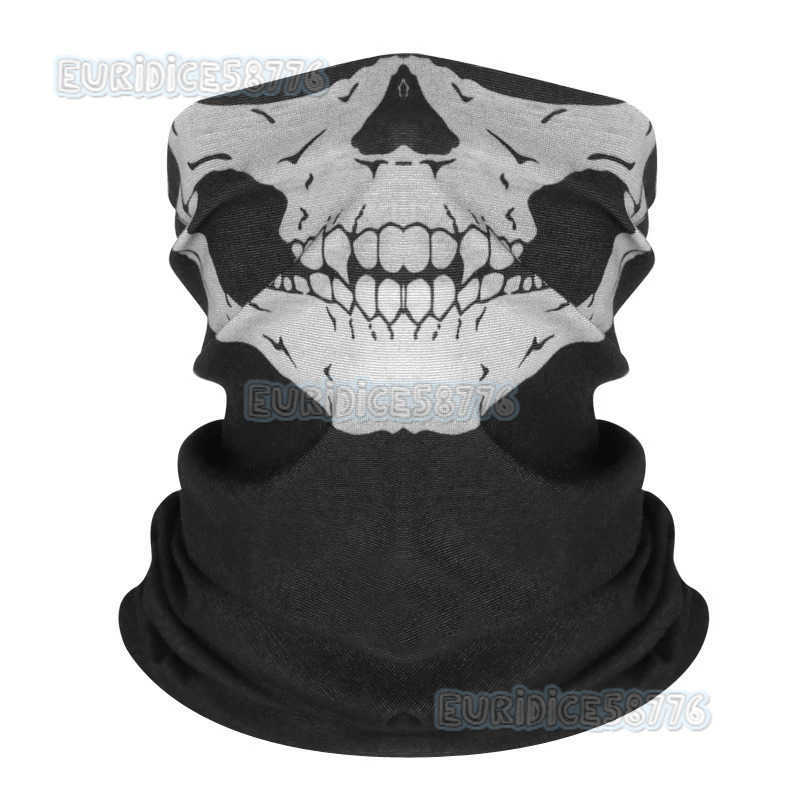 Bicycle Helmet Hood Bandana Breathable Windproof Skull Men Balaclava Ski Mask Cycling Caps Snowboard Face Cover Camping Scarf H250819