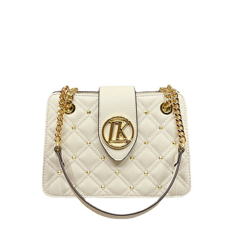 LORDLY KNACK designer bag light luxury genuine leather flap bag casual high-quality vintage chain handbag for woman