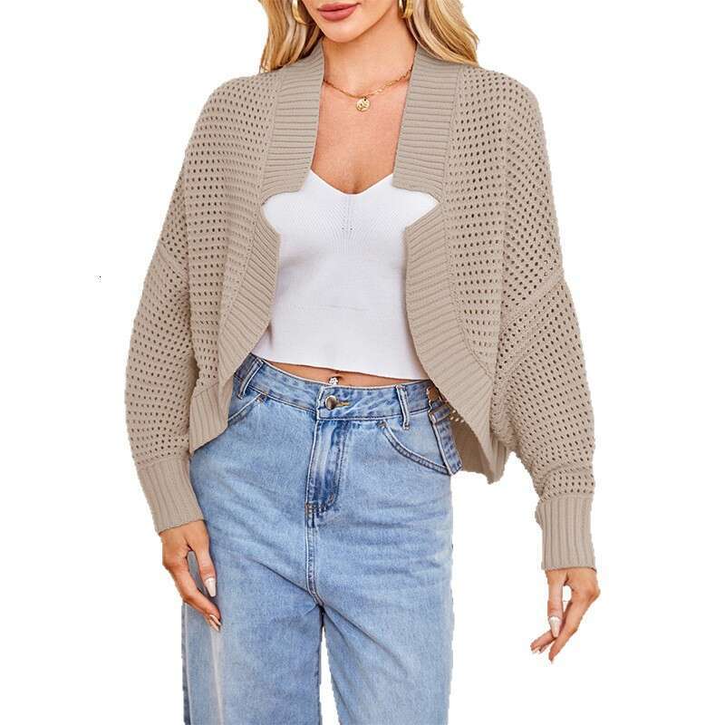 New Women's Fashion Batwing Sleeve Knitted Cardigan Sweater For Autumn And Winter B5