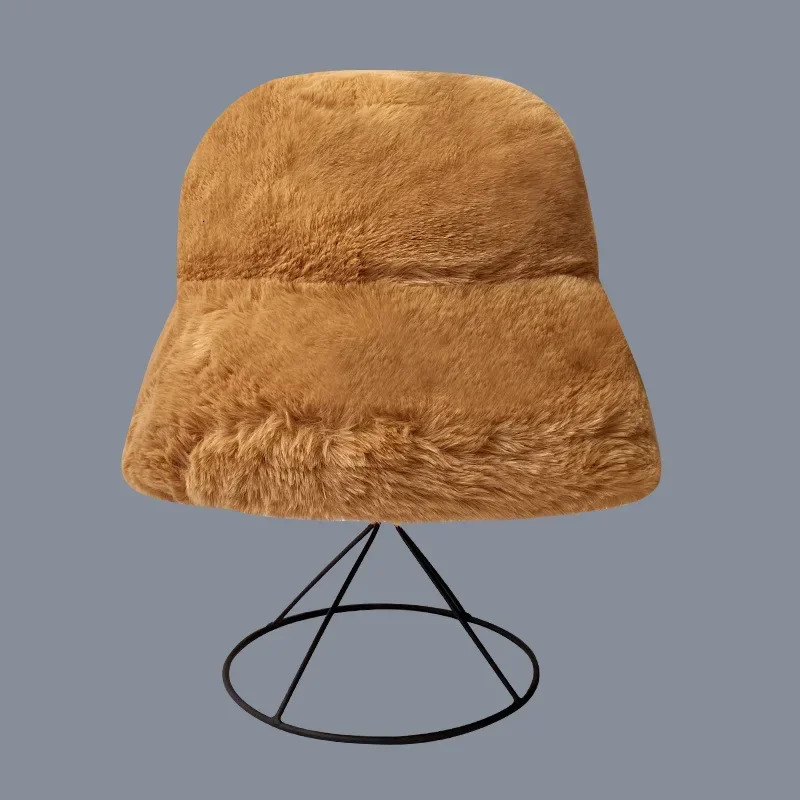 Women Thicken Flat Top Bucket-Hat Large Size Bucket Cap Winter Cold Proof Warm Keeping Caps for Women Hat Outdoor Fisherman-Caps 250819