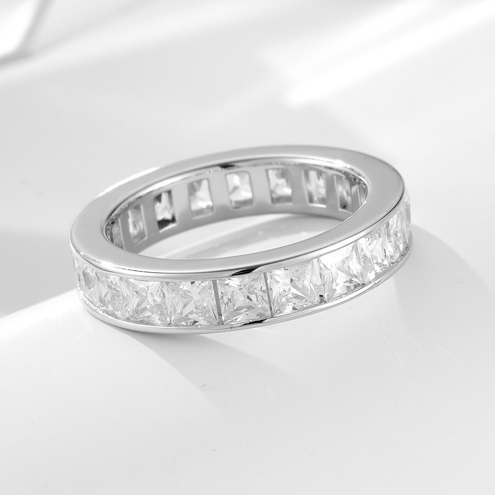 Wedding Rings Moissanite Designer Rings for women men Deluxe Jewelry Party Eternity Romance Band ring Gift Size 4-10