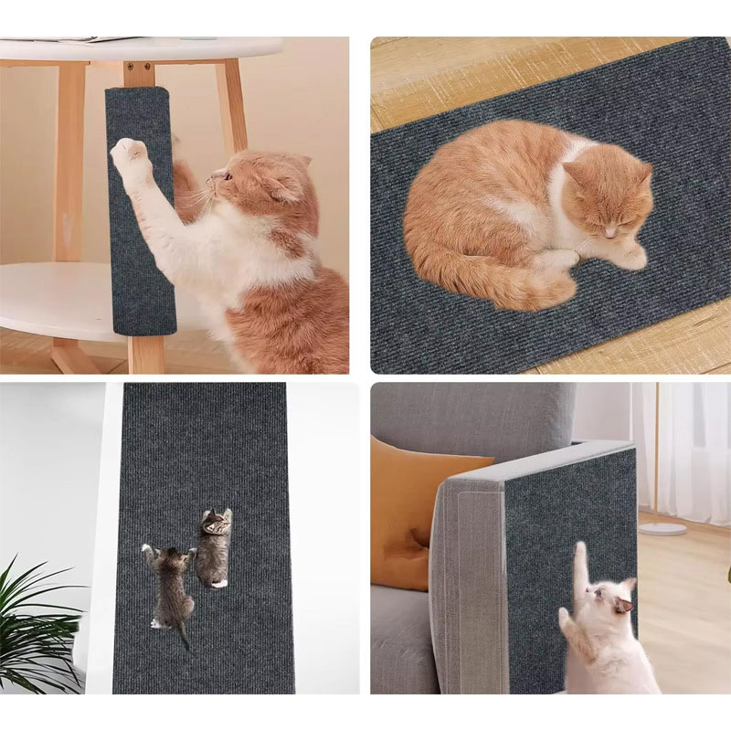 Pet Cat scratching mat Wall Stickers Can Be Cut At Will Self-adhesive Cat Climbing Mats Scratching Boards