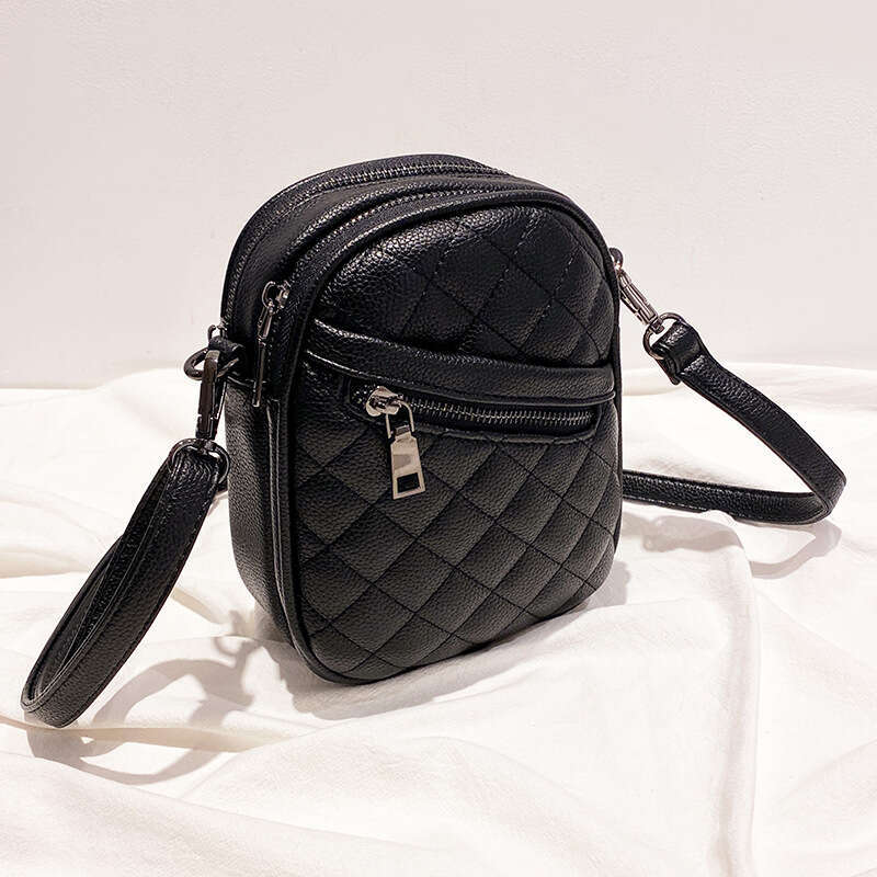 Diagonal mini simple casual multi-functional mobile phone bag, popular versatile, fashionable and large capacity change