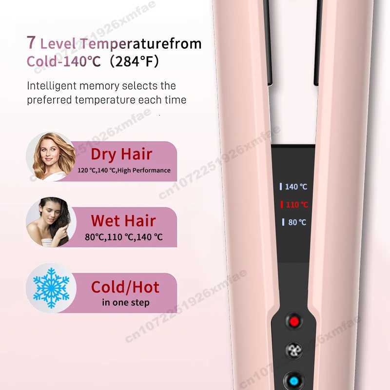 Professional 2 IN Hair Straightener Hair Dryer Negative Ion Hairdryer Iron Long-Lasting Styling Tool Best Gift For Women W250819