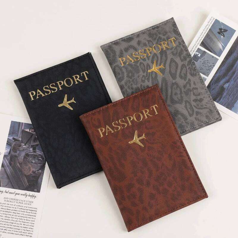 2025 Travel Cover Case for Women Men PU Leather Card Ticket Passport Covers Holder Protective Accessories Wallet