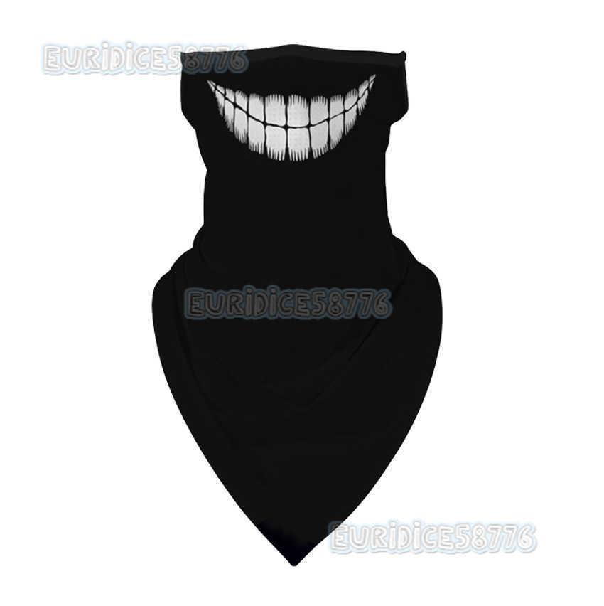 Straight Cross Mirror Merchant Adult Ear-hanging Headscarf Skull Mask H250819