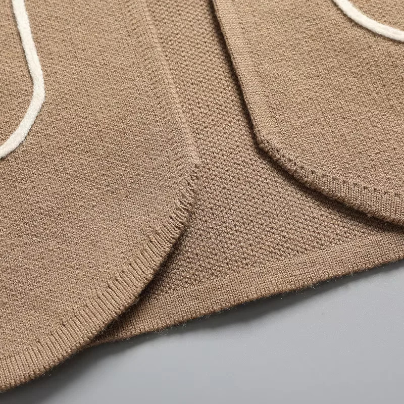 AutumnWinter High end Fashion Mens Knitted Coat ners Youth Simple Boutique Leisure Solid Color Sweater Cardigan 250819