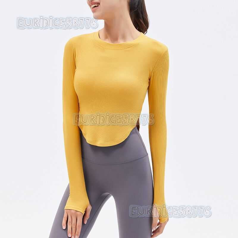 Slim Exercise Long Sleeve Fast Dry Running Net Red Elastic Fitness Top with Breast Cushion Thread Fitting T-shirt Yoga Suit H250819