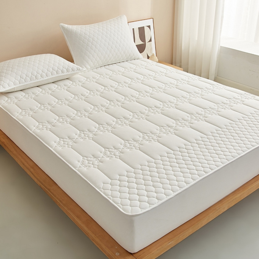 Shengmian Home Textiles 2025 New Model Class A Washed Cotton Bed Sheet Series Customizable Size Waterproof Floral - White