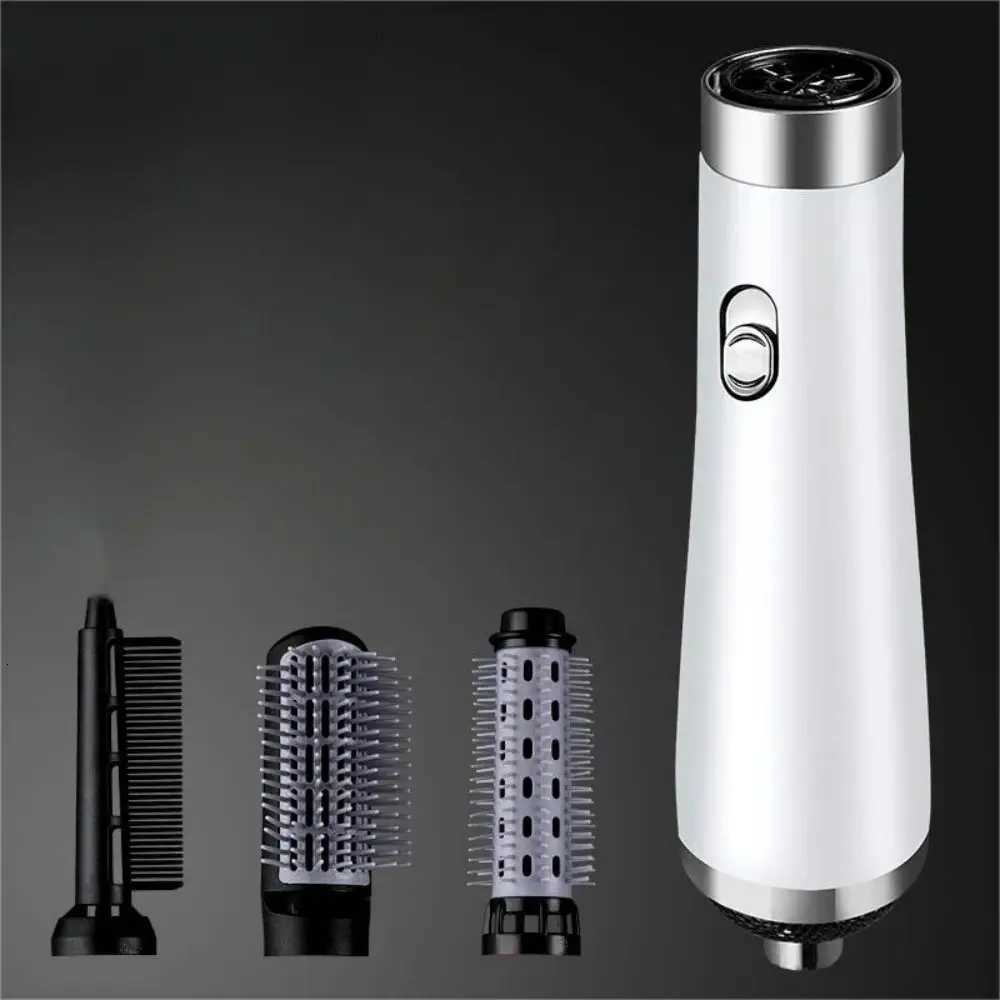 Hot-Air Blow Hair Dryer Brush Set- Set for One Step Drying and Styling Hair Negative Ionic Ceramic Barrel Detachable W250819