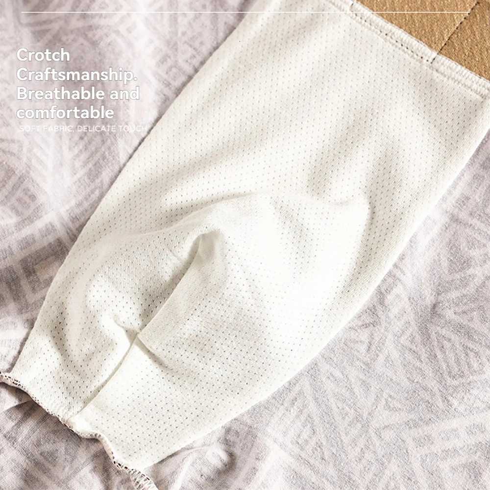 3PCS/Pack Soft 00% Cotton Vintage Print Mens Underpants Breathable Comfort Mesh Crotch Boxer Shorts High Elastic Waist Underwear W250819