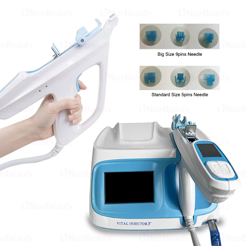 Meso Injector Vacuum RF Mesogun 5/9 Dose Nano-Microcrystals U225 Injector 3 Skin Rejuvenation Machine Hyaluronic Acid Tightening