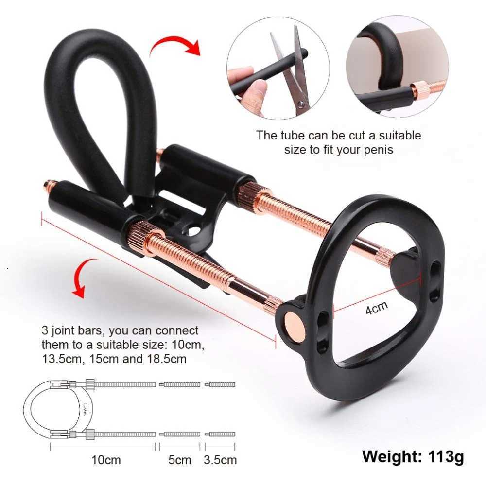 Penis Extender Adjustable Penis Stretcher Kit Penis Enlargement Traction Device Penis Enlarger Sex Toys for Men Penis Trainer XJ250819