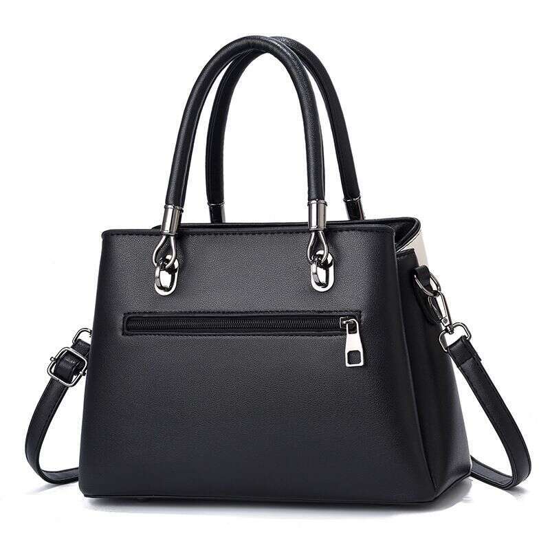 Shichen Women's Bag Simple and casual mother's grand women's handbag, Korean version, color matching single shoulder OLOEY