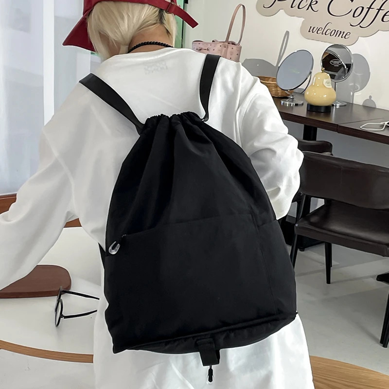 Backpack for Women Simple Solid Color Bookbag Travel Backpack for Student Girls250813