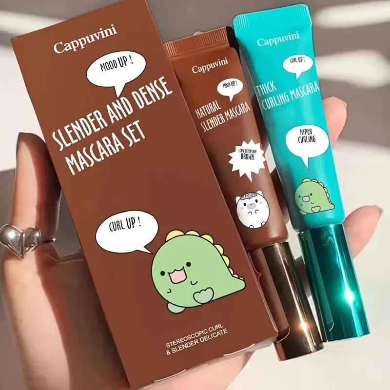 Slimming and Volume Mascara Set - Brown and Black Mascara SetWaterproof and Long-Lasting Curl Non-smudge Eyelash Makeup Mascara 250818