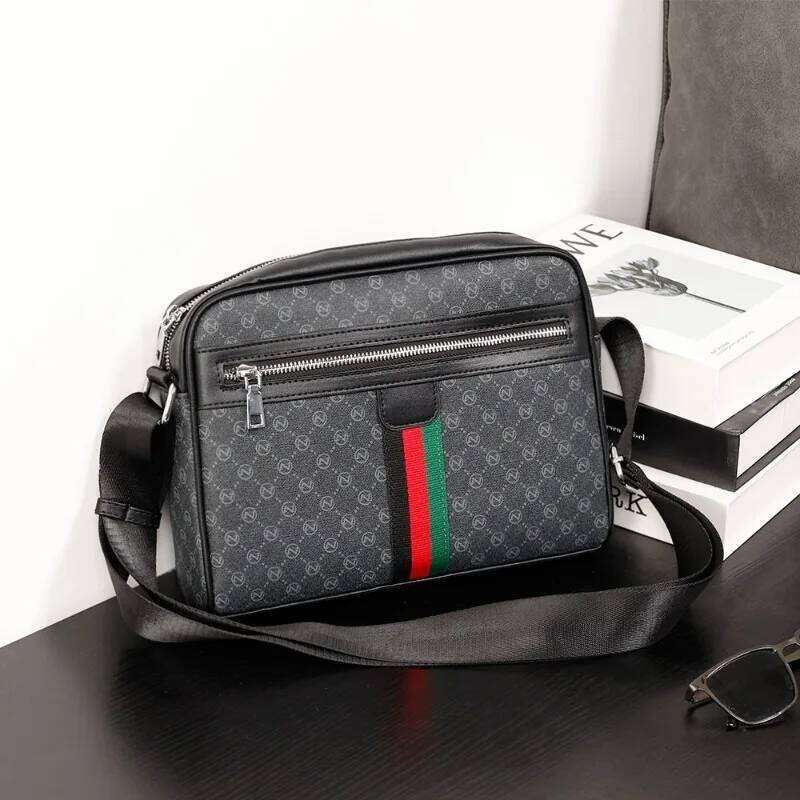 Fashion Brand Design Men's Crossbody Bags Letter Printed Shoulder Messenger Bag For Men Sling Satchels
