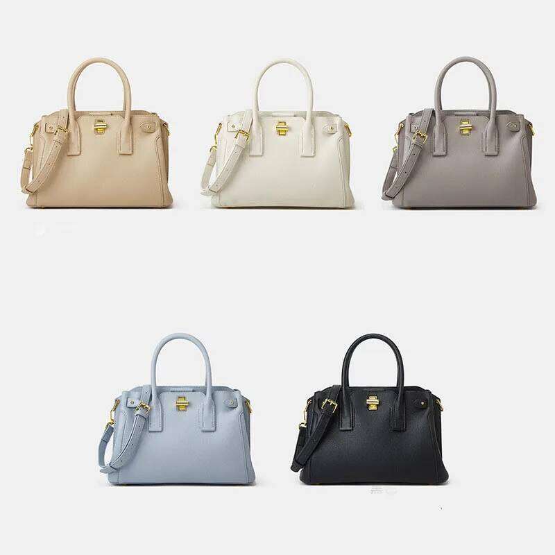 Fashion Beige High Quality PU Leather Bags Women Shoulder Bag Ladies Tote Strap Female Crossbody Handbag