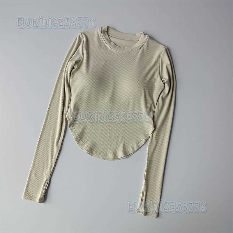 Slim Exercise Long Sleeve Fast Dry Running Net Red Elastic Fitness Top with Breast Cushion Thread Fitting T-shirt Yoga Suit H250819