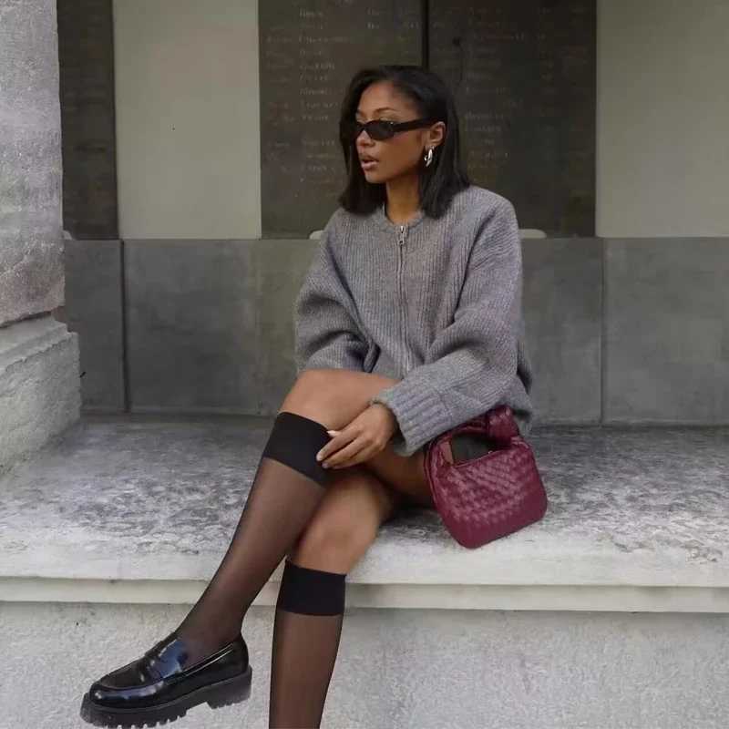 New Sweater Cardigan for Women Jacket Tricots Coat Knit Outerwears Autumn Winter 2024 Woman Fashion Knitwears Cardigan XJ250819