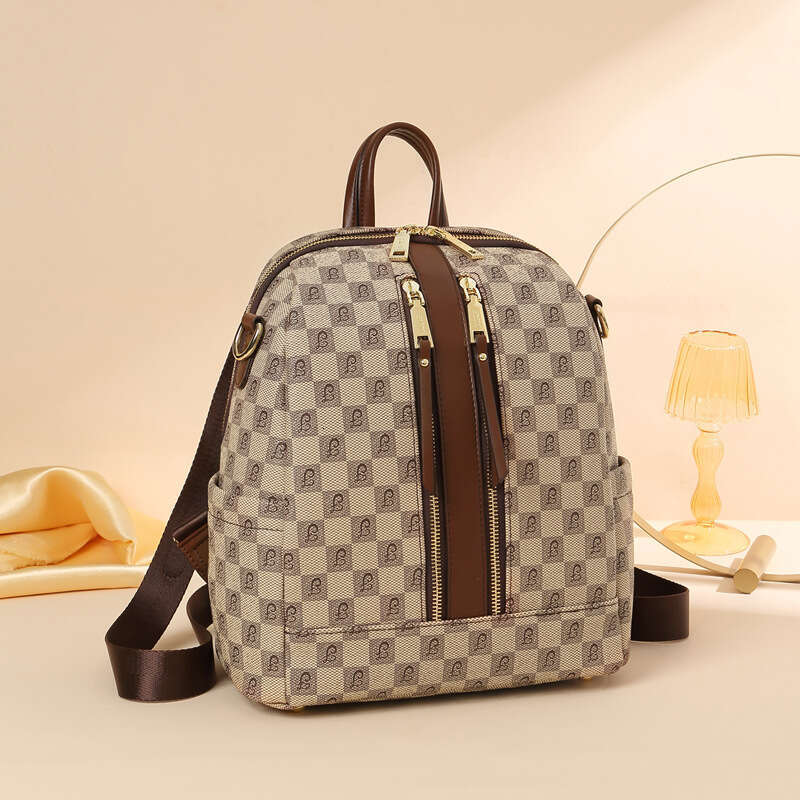 2025 New Trendy Womens Backpack School Mommy Large Capacity Travel Bag Casual Versatile Back Pack Bag