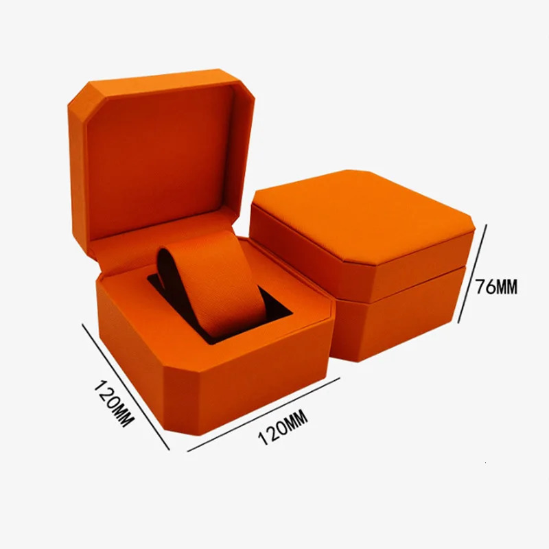 PU Leather Watch Storage Box Single Watch Display Case Wristwatch Holder Travel Jewelry Watch Organizer with Pillow for Men Gift 250819