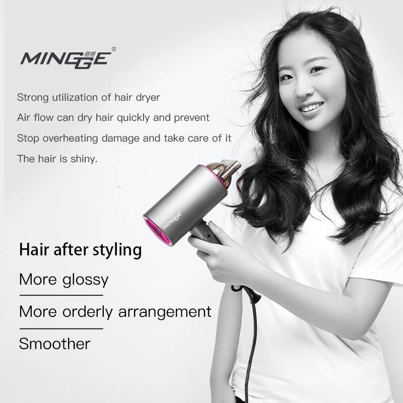 High-Power 1800W Negative Ion Folding Hair Dryer for Home, Hotel, and Salon Use