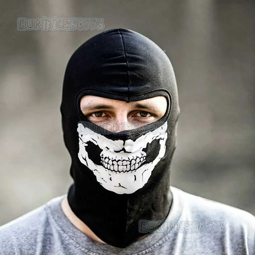 Breathable Face Masks Skull Mask Seamless Balaclava Mask Headwear Scarf Motorcycle Riding Men Hat Ski Caps H250819
