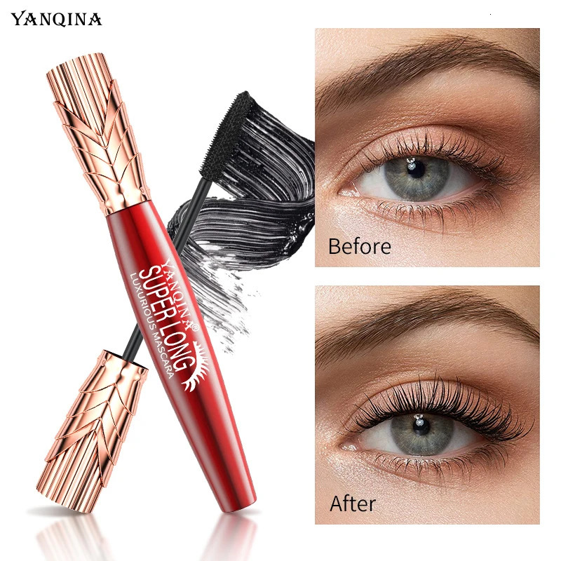 4D Silk Fiber Lash Mascara 2 In 1 Mascara Waterproof Lengthening Cosmetics Eye Mascara Ship Lashes Curling Thick Eye Makeup 250818