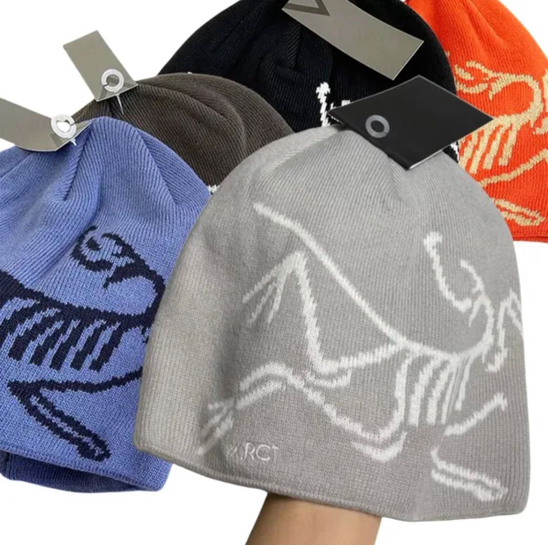 Designer wool hat Classic beanie GROTTO TOQUE Knitted Hat Cashmere Hat Arc Hat Women's Men's Beanie Fashionable embroidery Baseball cap Bird Pattern