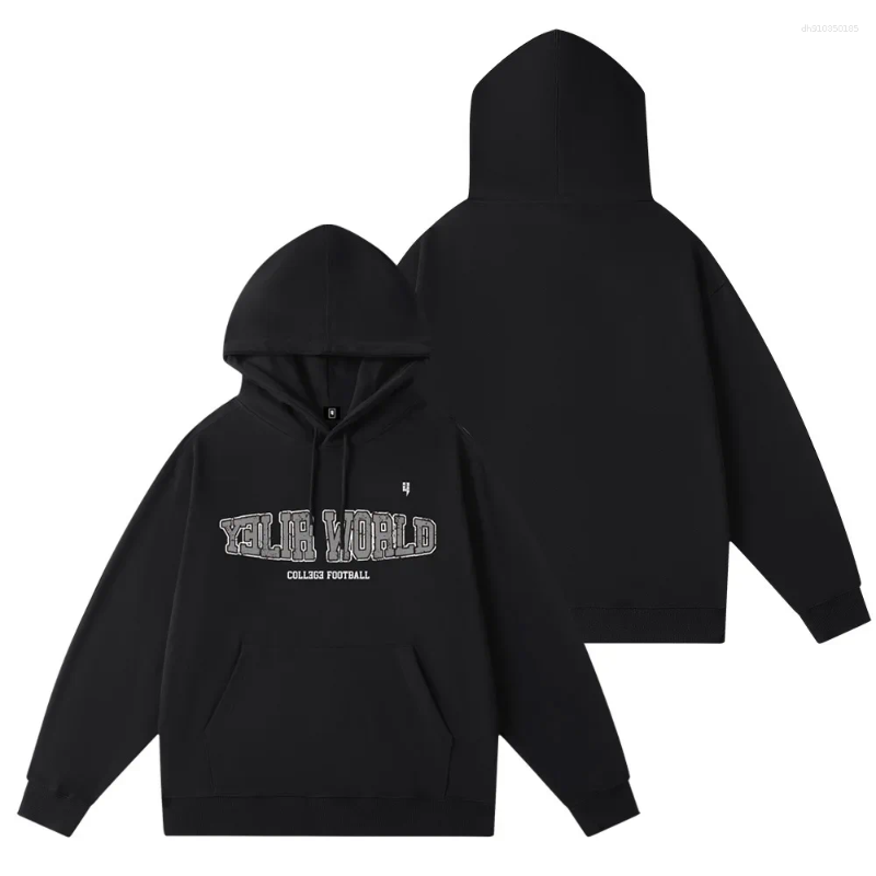 Men's Hoodies Oversized Hoodie Casual Loose Bottom Sweatshirt Autumn Winter Large Loop Fashion Brand Print Base Shirt