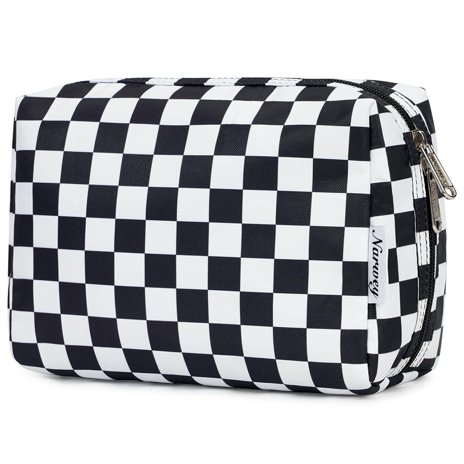 Free Shipping Designer Simple And Stylish Checkerboard Men's Makeup Bag Luxurious Waterproof Large Capacity Portable Storage Toiletry Bag Casual 