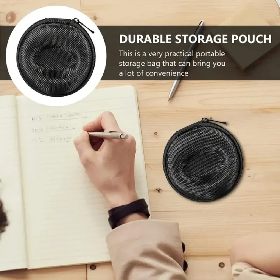 1pc Portable Zipper Travel Watch Case Dust-proof Single Watch Storage Box for Wristwatches And Smart Watches 250819