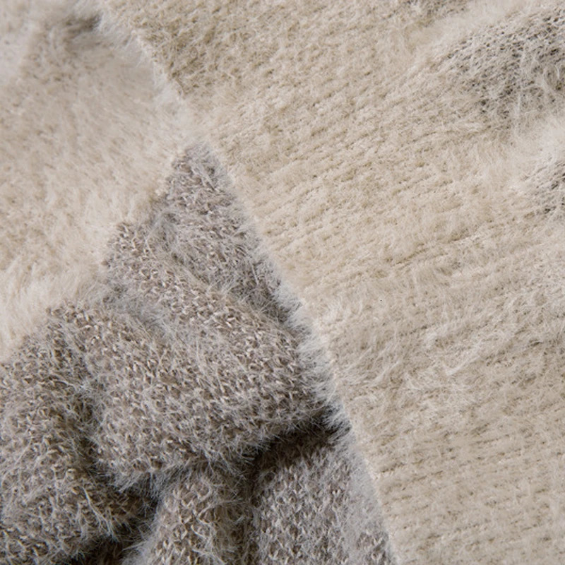 Men Sweater Hipster Couple Letter Graphic Knitted Sweaters Casual Loose Pullover Hip Hop Streetwear Y2K Knitwear Unisex 250819