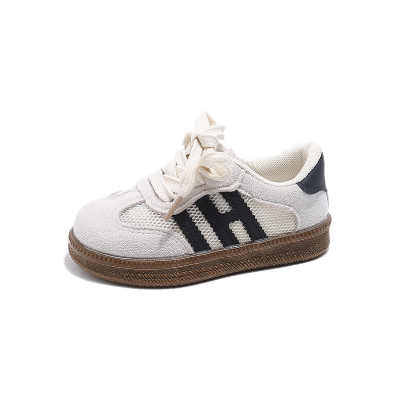 Children's Moral Training Shoes 2025 Summer Korean Version New Style Girls' Breathable Mesh Sports Shoes Boys' Soft-soled