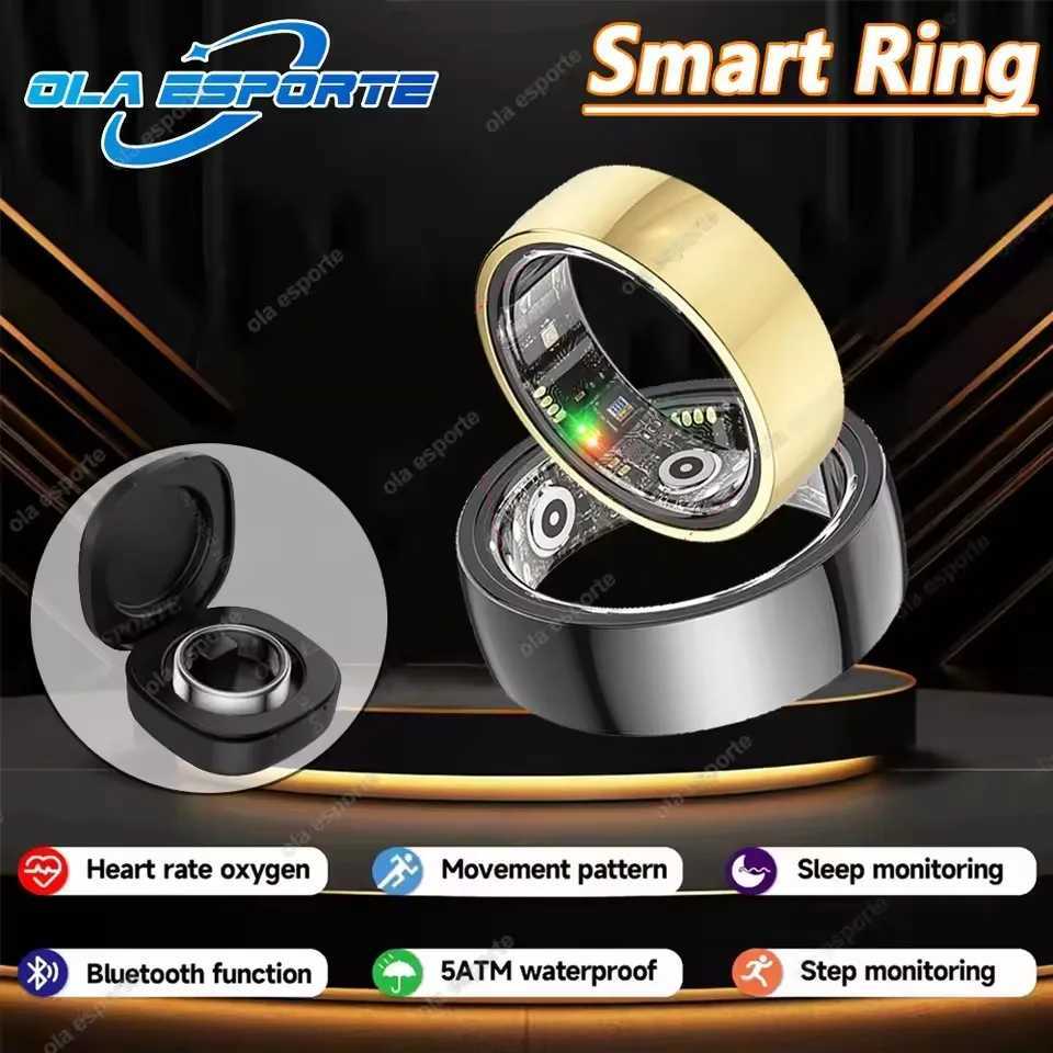 Smart Ring Newest Intelligent Wearable Device For Men Women Bluetooth Heart Rate Blood Pressure Monitoring Waterproof SmartRing W250819