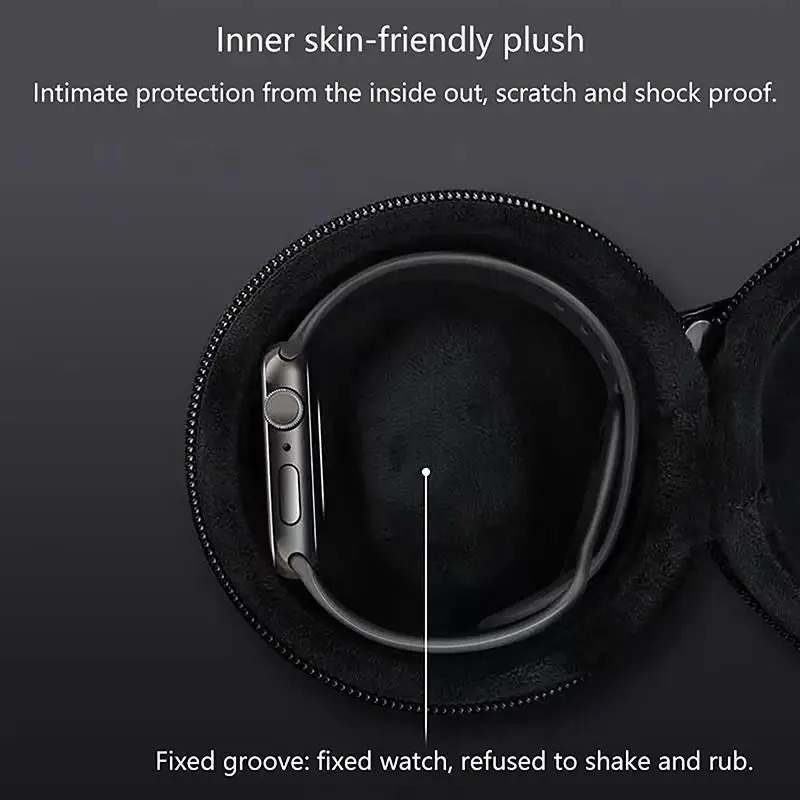 Portable Watch Storage Box Travel for Case Storage Bag for Smartwatch Wristwatch Holder WaterProof Unique Zippered Jewelry Box 250819