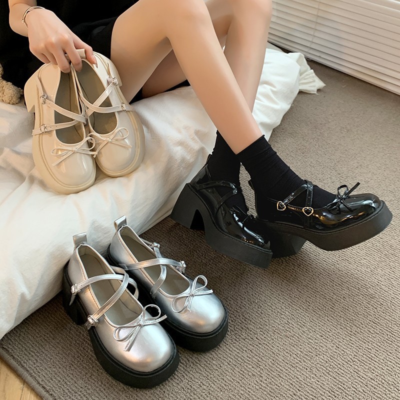 free Shipping Coarse single shoes Designer Slippers thick soled small leather shoes height increasing shoes External penetration travel single shoes 2