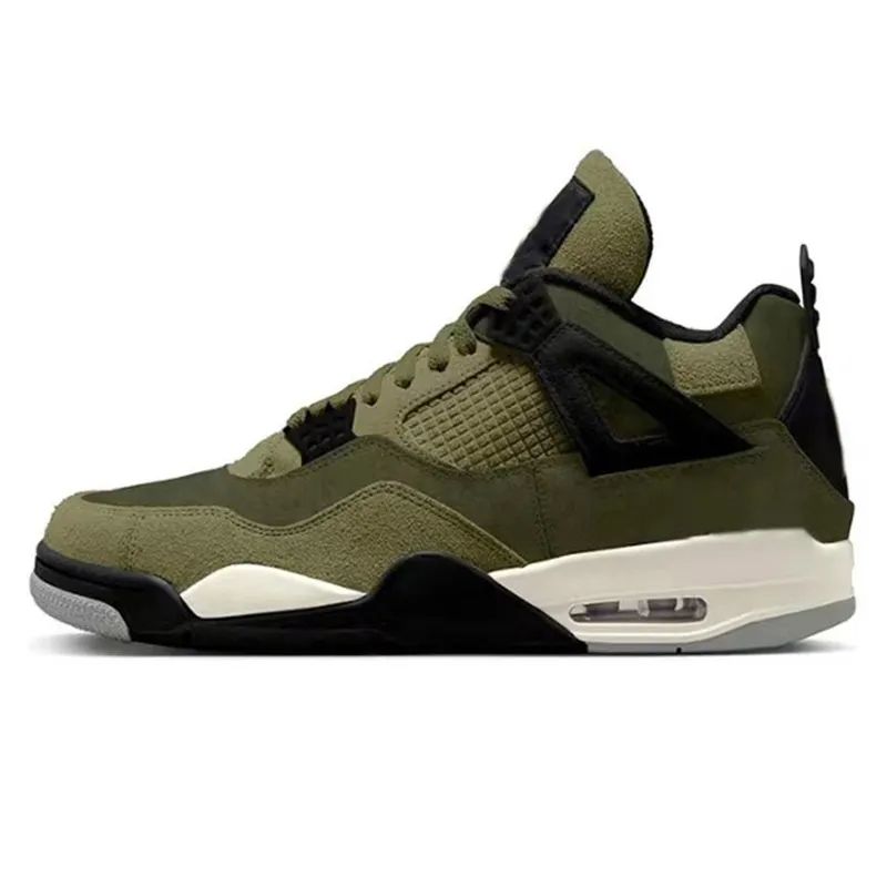 With Box Designer 4s 11s 5s Basketball Shoes Men Women Sneake Military Black Cat 4 Bred Pizza Red Thunder White Oreo Pine Green Cool Grey 11 Metallic 
