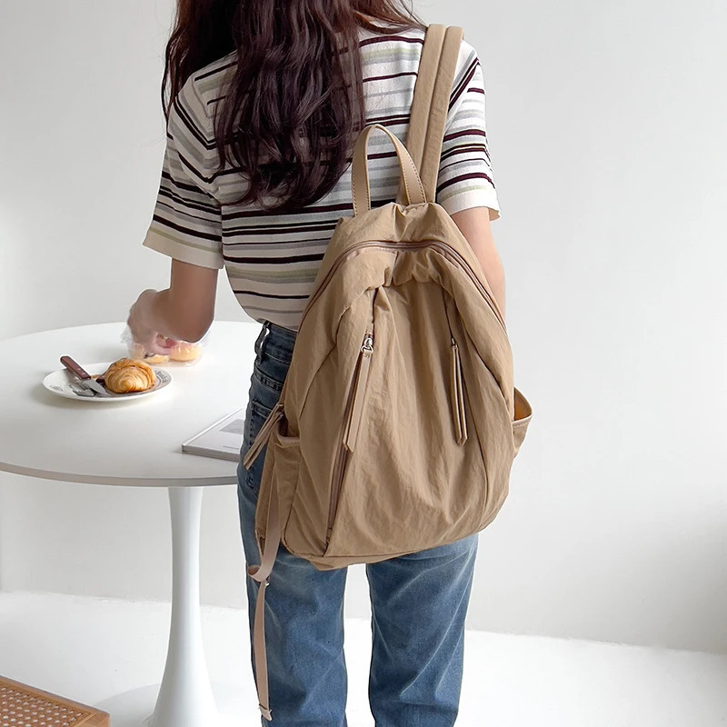 Large Capacity Women Backpack Lightweight and Versatile College Student backpack fit A4 paper250813