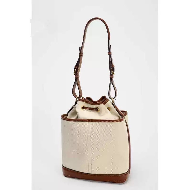 Free shipping designer Bucket Bag Autumn Winter New Denim Patchwork PU Shoulder Bag Large Capacity Bag