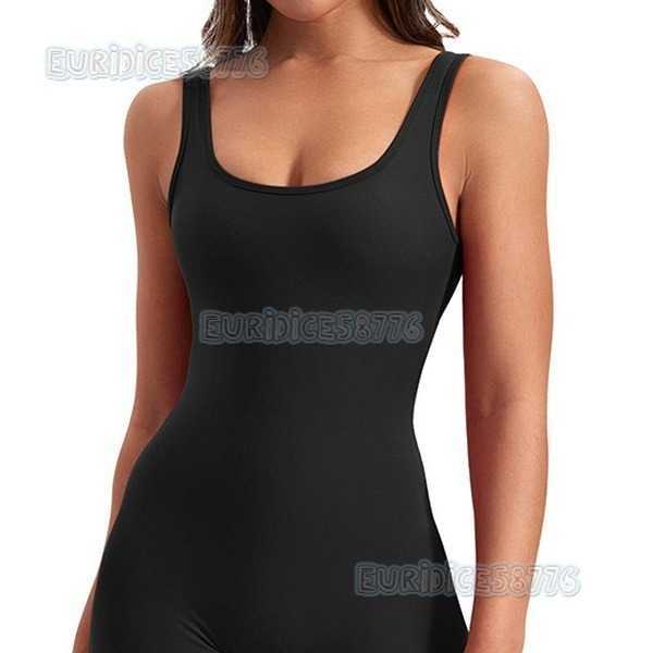 Tight-fitting One-piece Yoga Suit for Women Hip-lifting Sports Fitness Beautiful Back Short-style Dance Running One-piece H250819