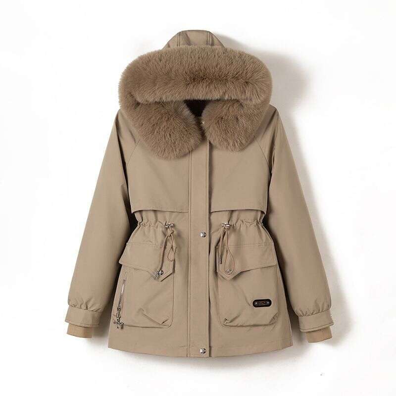 Women's Clothing new off season with detachable liner cotton padded jacket thick winter coat