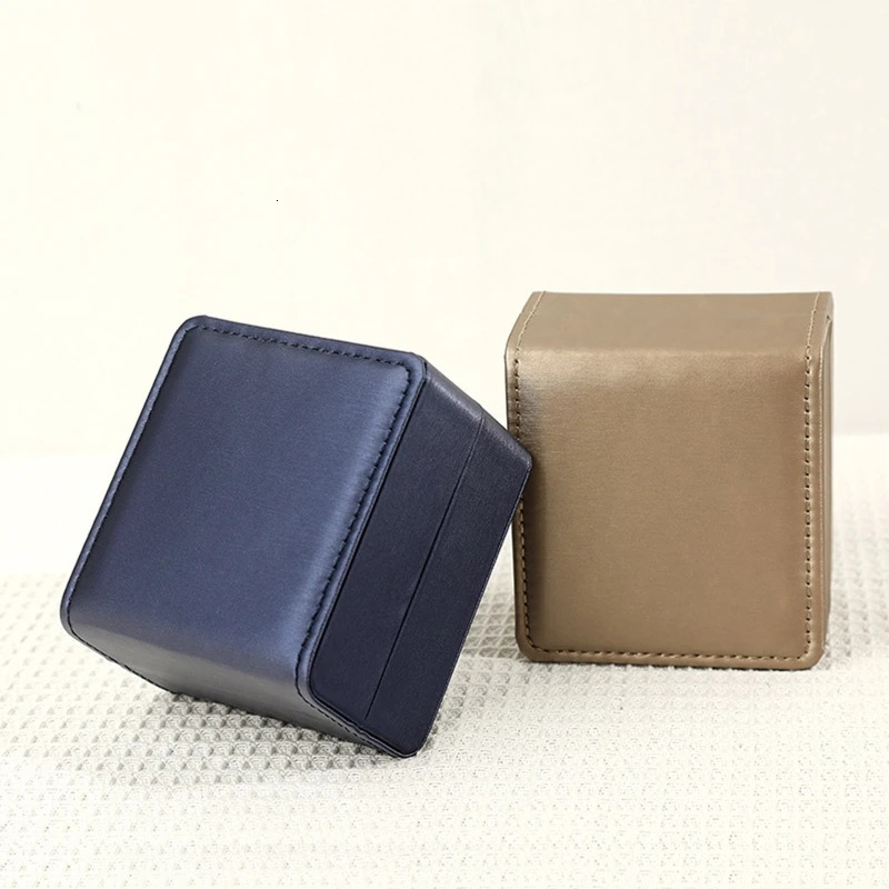 Single Wooden Wrist Watch Box PU Leather Watch Box Single Display Storage for Case For Wristwatches for Smart Wat 250819